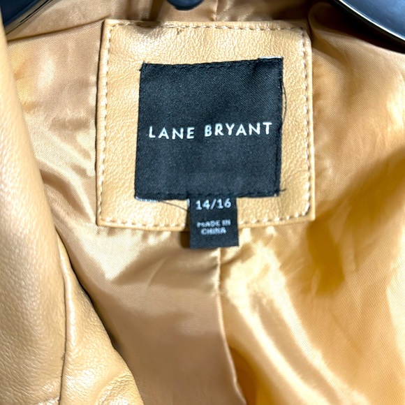 Lane Bryant Tan Zip Up Jacket - Picture 7 of 8